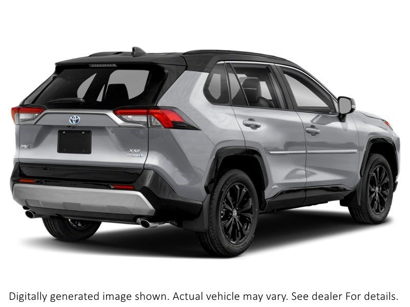 2023 Toyota Rav4 Hybrid Hybrid XSE AWD Silver Sky Metallic w/Black Roof  Shot 2