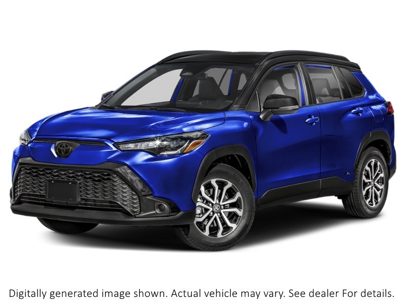 2024 Toyota Corolla Cross Hybrid Hybrid SE AWD Blue Crush Metallic w/Black Roof  Shot 19