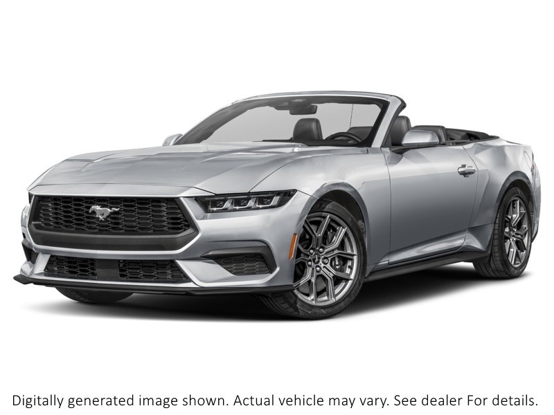 2026 Ford Mustang Ecoboost Convertible Iconic Silver Metallic  Shot 4
