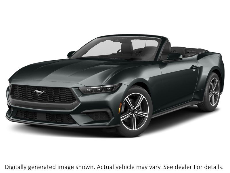 2026 Ford Mustang Ecoboost Convertible Shadow Black  Shot 16