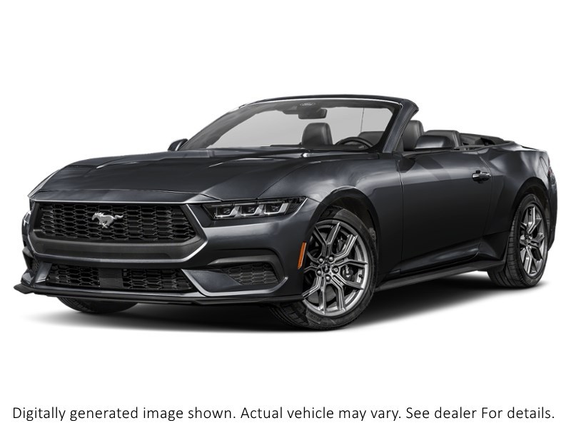 2026 Ford Mustang Ecoboost Convertible Shadow Black  Shot 4