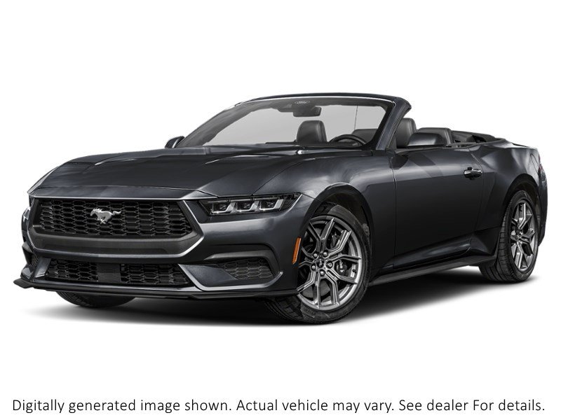 2026 Ford Mustang Ecoboost Convertible Shadow Black  Shot 4
