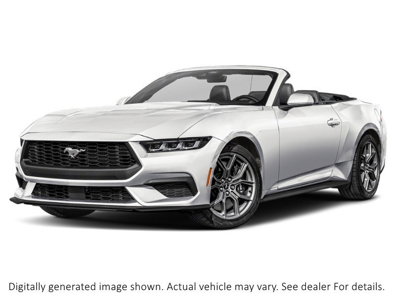 2026 Ford Mustang Ecoboost Convertible Oxford White  Shot 1