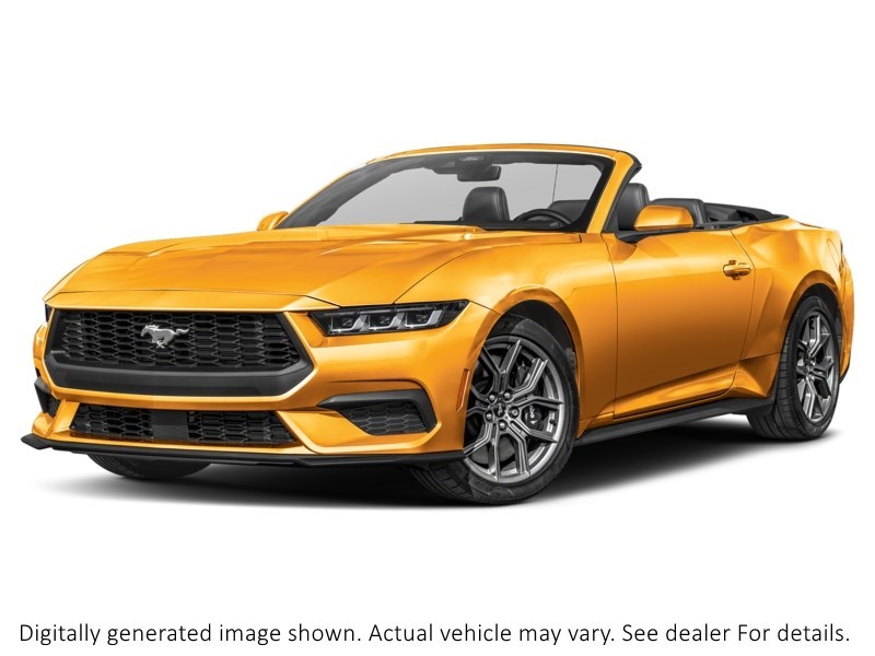 2026 Ford Mustang Ecoboost Convertible Orange Fury Metallic Tri-Coat  Shot 50