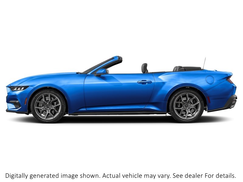 2026 Ford Mustang Ecoboost Convertible Grabber Blue Metallic  Shot 9