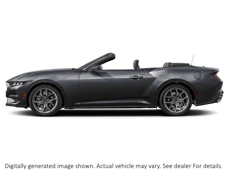 2026 Ford Mustang Ecoboost Convertible Shadow Black  Shot 15