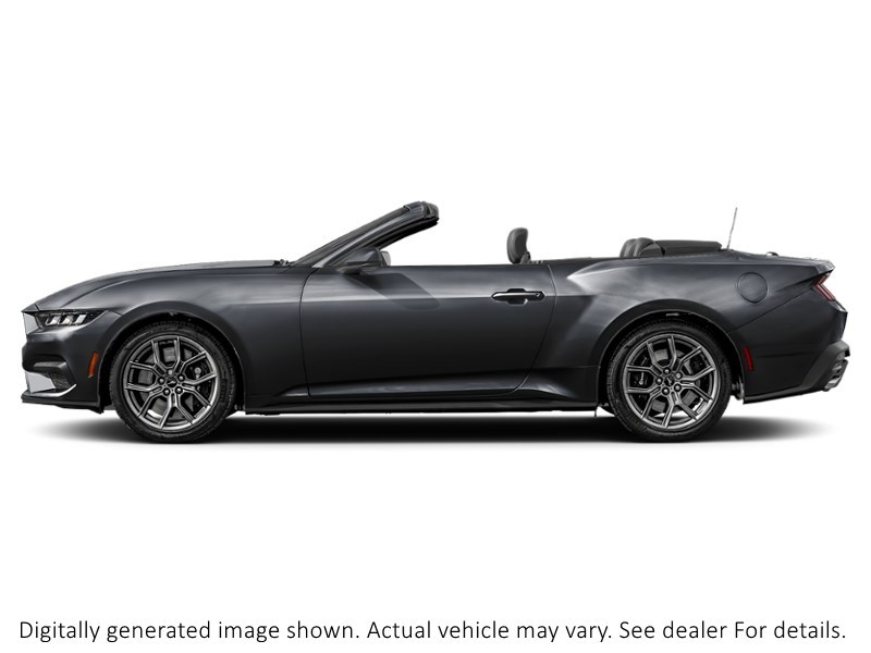 2026 Ford Mustang Ecoboost Convertible Shadow Black  Shot 3