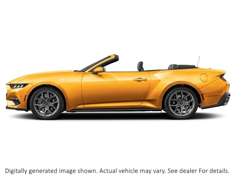 2026 Ford Mustang Ecoboost Convertible Orange Fury Metallic Tri-Coat  Shot 52