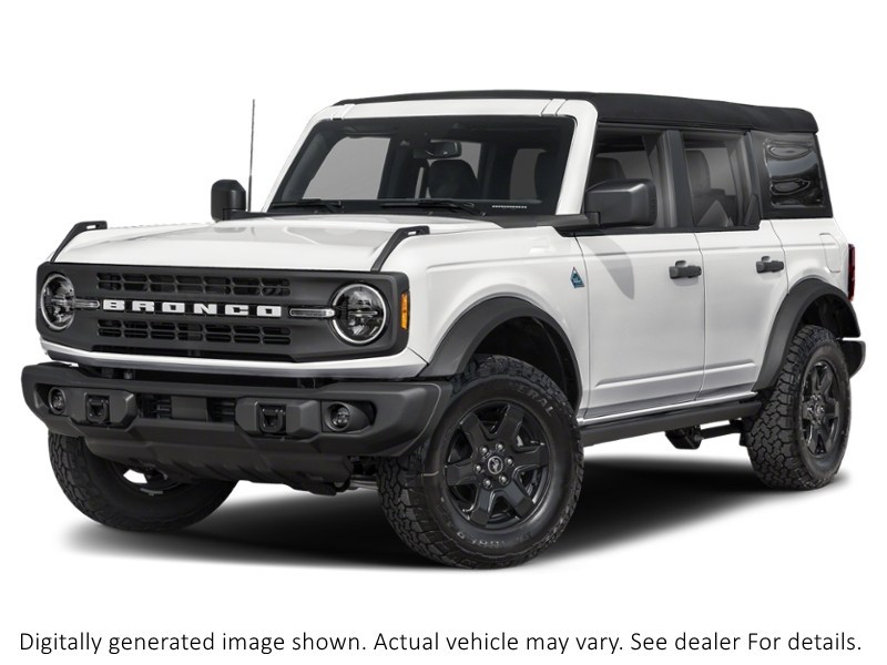 2024 Ford Bronco Black Diamond 4 Door 4X4 Oxford White  Shot 43