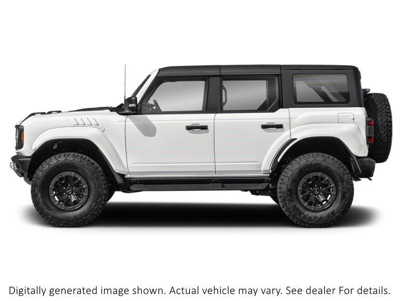 2024 Ford Bronco Raptor 4 Door 4X4 Oxford White  Shot 3