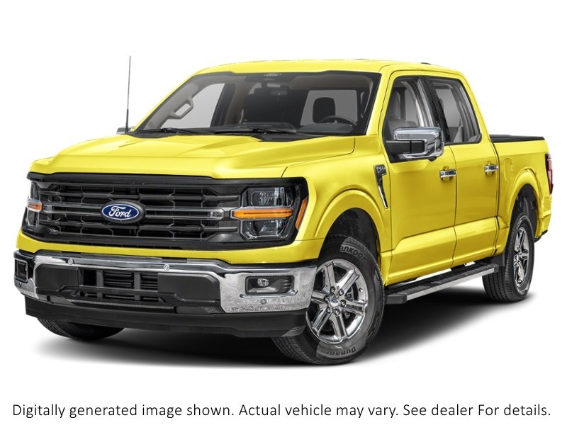 2025 Ford F-150 XLT 4WD Supercrew 5.5' Box Yellow  Shot 2