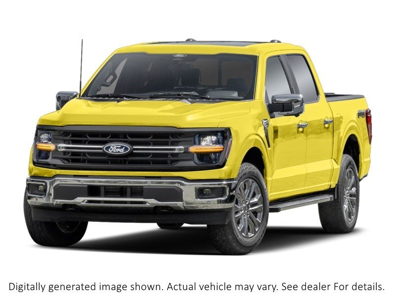 2024 Ford F-150 XLT 4WD Supercrew 5.5' Box Yellow  Shot 2