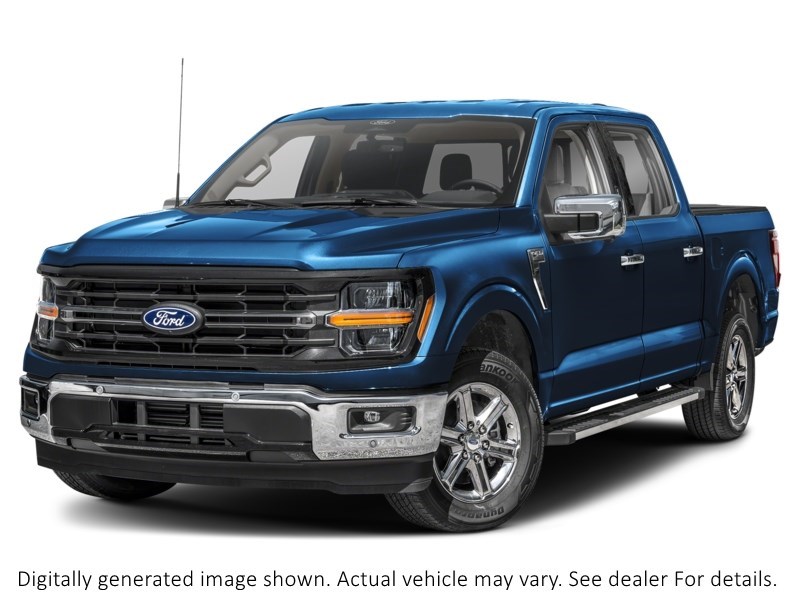 2024 Ford F-150 XLT 4WD Supercrew 5.5' Box Antimatter Blue Metallic  Shot 36