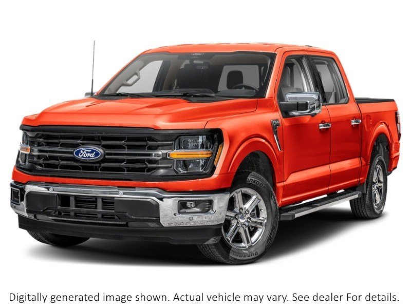 2025 Ford F-150 XLT 4WD Supercrew 5.5' Box Orange  Shot 47