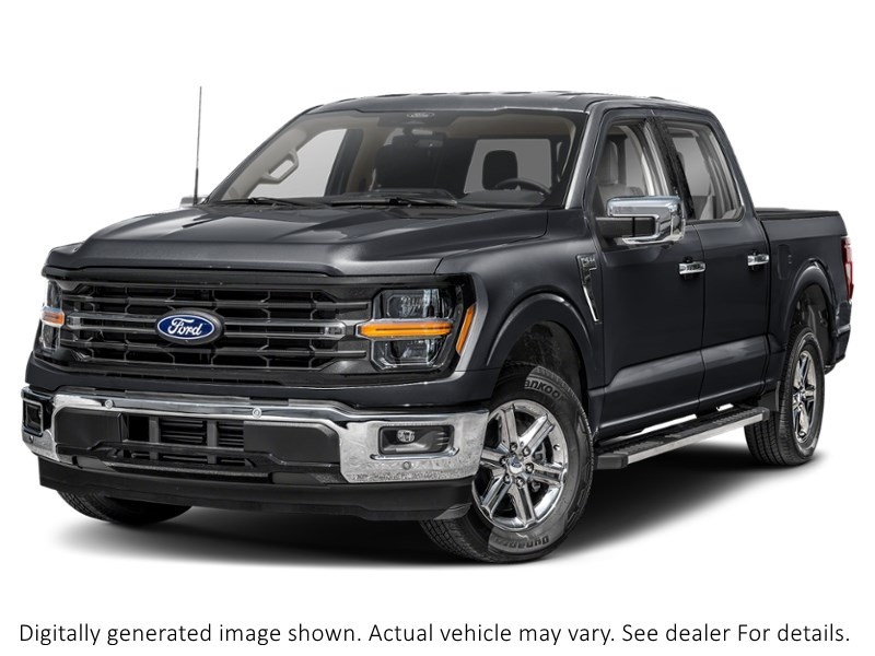 2024 Ford F-150 XLT | 4X4 | 3.5L | 302A | Blk Pk Pls | Fx4 Agate Black Metallic  Shot 1