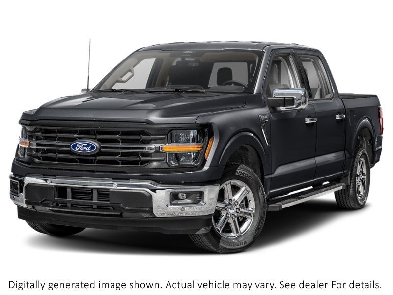 2025 Ford F-150 XLT | 4X4 | 2.7L | 302A | Blk Pkg Pls | Bed Utl Agate Black Metallic  Shot 1