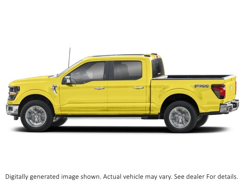 2024 Ford F-150 XLT 4WD Supercrew 5.5' Box Yellow  Shot 4