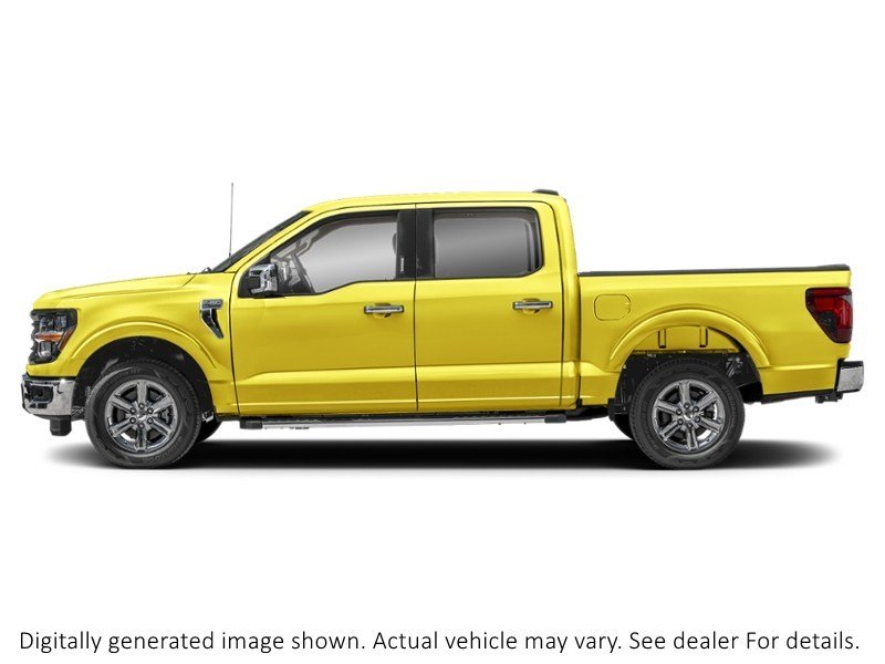 2025 Ford F-150 XLT 4WD Supercrew 5.5' Box Yellow  Shot 4