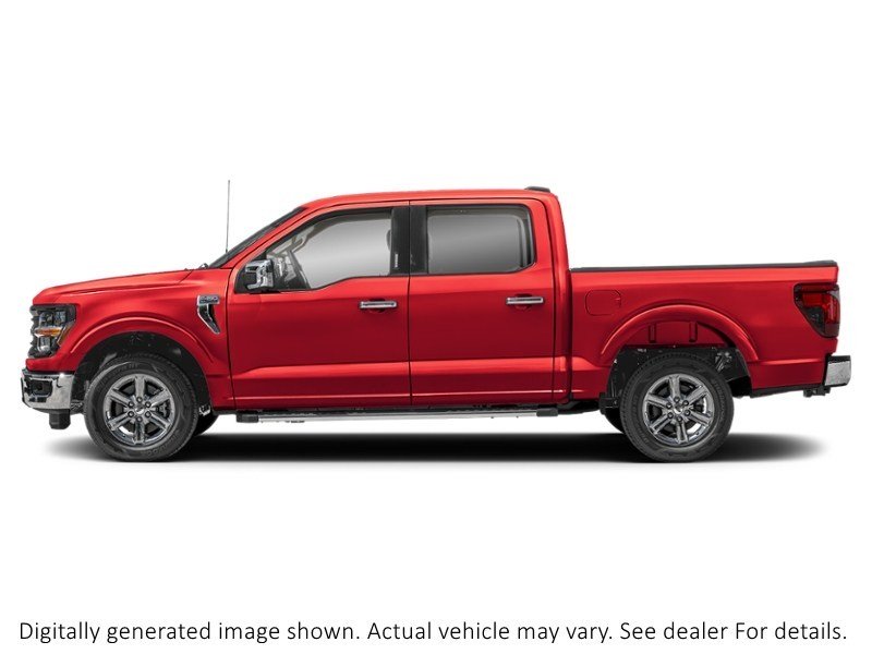 2025 Ford F-150 XLT 4WD Supercrew 5.5' Box Vermillion Red  Shot 24