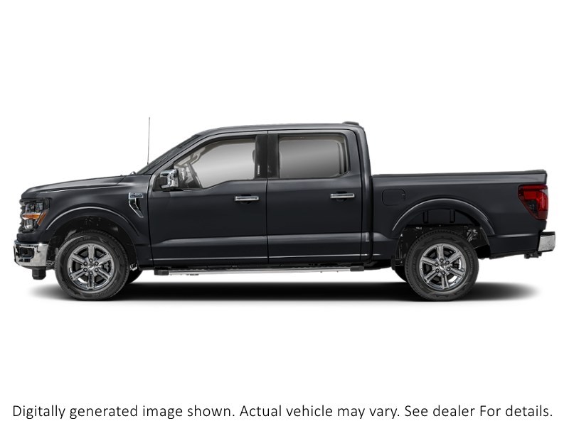 2024 Ford F-150 XLT | 4X4 | 3.5L | 302A | Blk Pk Pls | Fx4 Agate Black Metallic  Shot 5