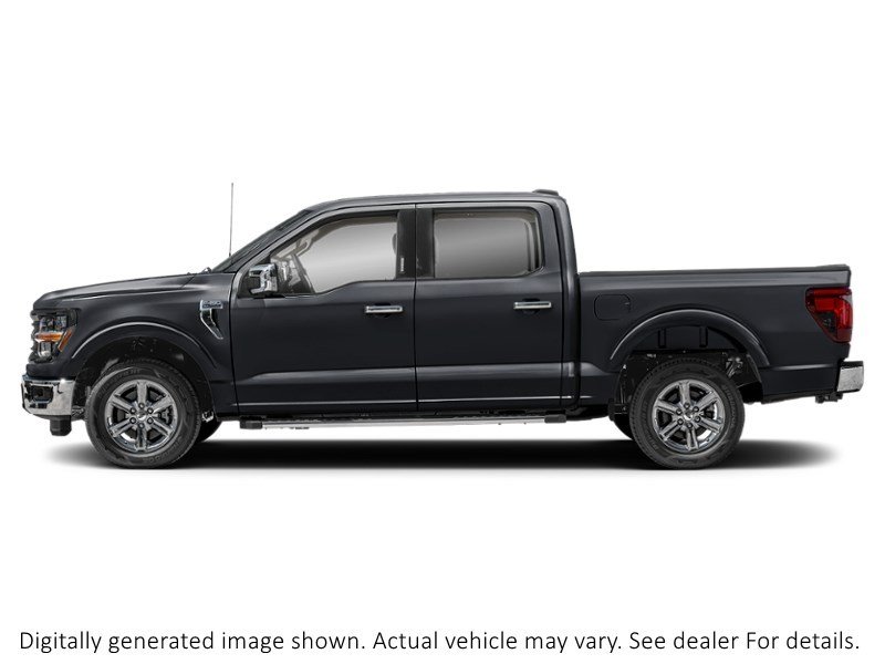 2024 Ford F-150 XLT | 4X4 | 3.5L | 302A | Blk Pk Pls | Fx4 Agate Black Metallic  Shot 5