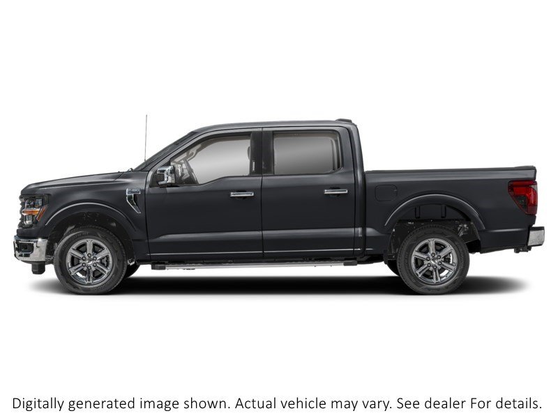 2025 Ford F-150 XLT 4WD Supercrew 5.5' Box Agate Black Metallic  Shot 3