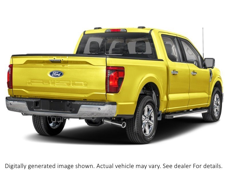 2025 Ford F-150 XLT 4WD Supercrew 5.5' Box Yellow  Shot 7