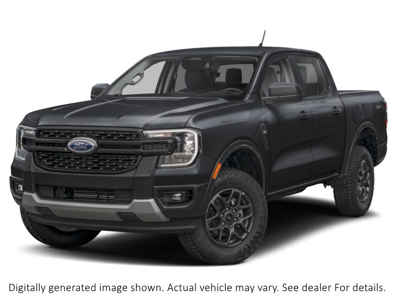 2026 Ford Ranger XLT | 4X4 | 2.3L | 301A | Blk Pkg | Tow | Run Brds Shadow Black  Shot 4