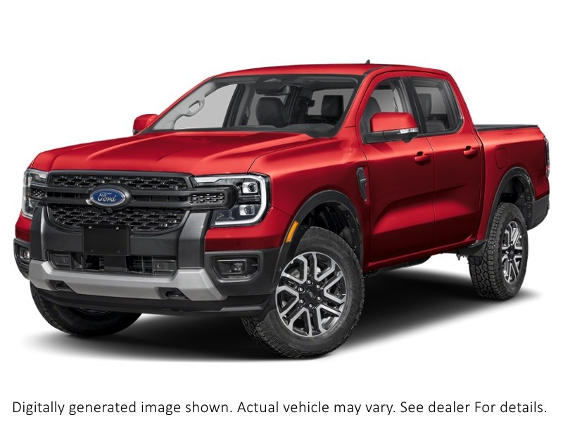 2026 Ford Ranger Lariat 4WD Supercrew 5' Box Ruby Red Metallic Tinted Clearcoat  Shot 4