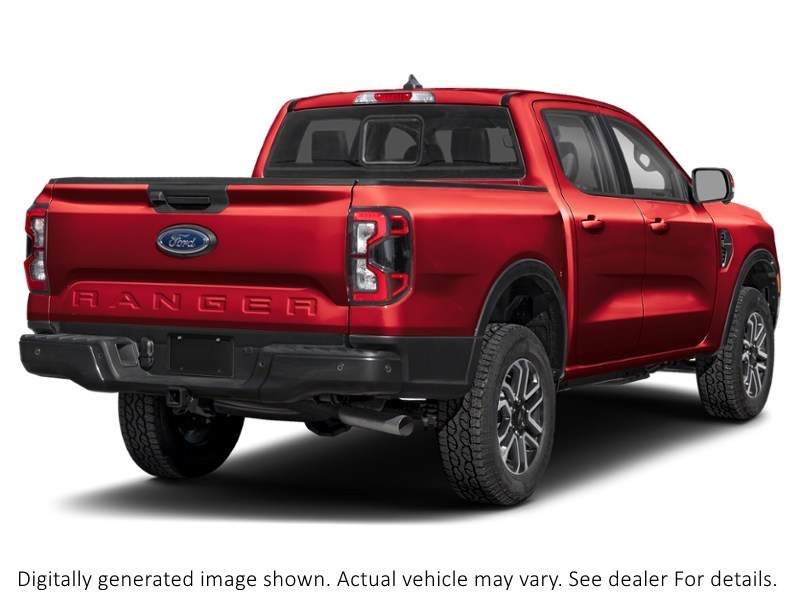 2026 Ford Ranger Lariat 4WD Supercrew 5' Box Ruby Red Metallic Tinted Clearcoat  Shot 2