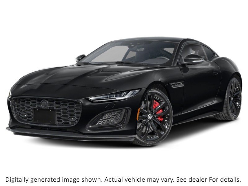 2024 Jaguar F-Type R75 Coupe P575 AWD Santorini Black Metallic  Shot 4