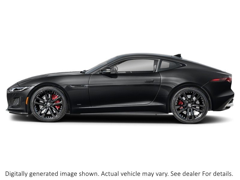 2024 Jaguar F-Type R75 Coupe P575 AWD Santorini Black Metallic  Shot 3