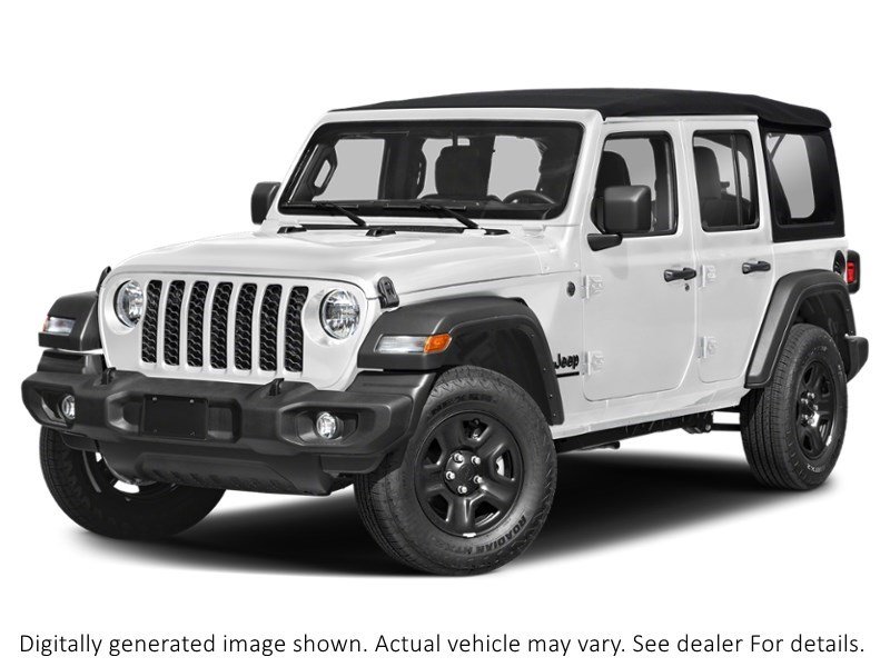 2024 Jeep Wrangler Sahara 4 Door 4X4 Bright White  Shot 48