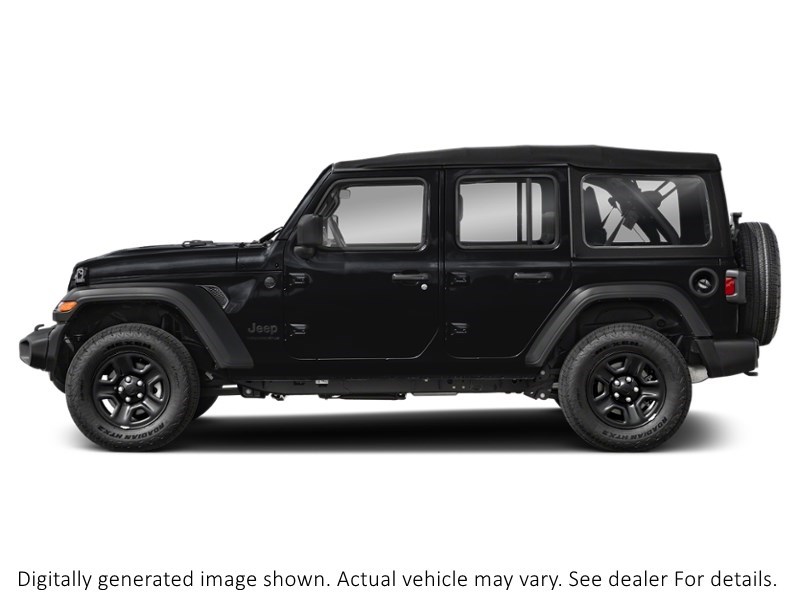 2024 Jeep Wrangler Sahara 4 Door 4X4 Black  Shot 5