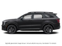 2025 Kia Sorento X-Line Limited AWD W/Olive Brown Interior Ebony Black  Shot 3