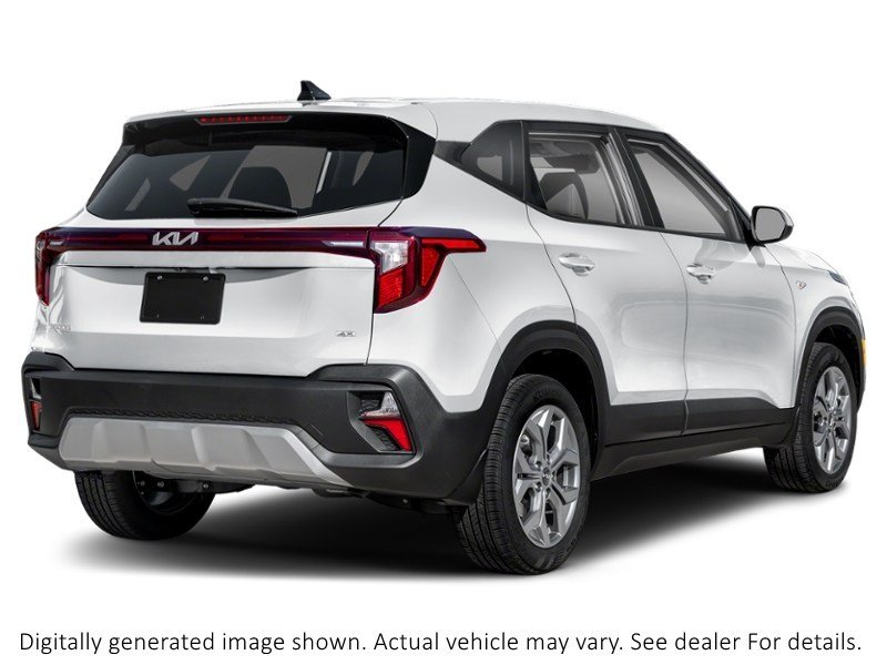 2025 Kia Seltos LX FWD Snow White Pearl  Shot 34