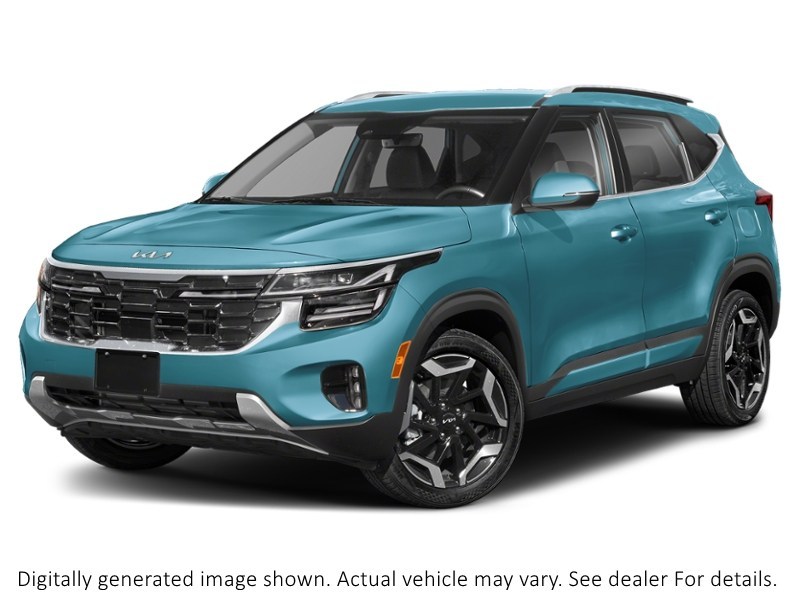 2026 Kia Seltos Sx AWD W/Black Interior Pluton Blue  Shot 4