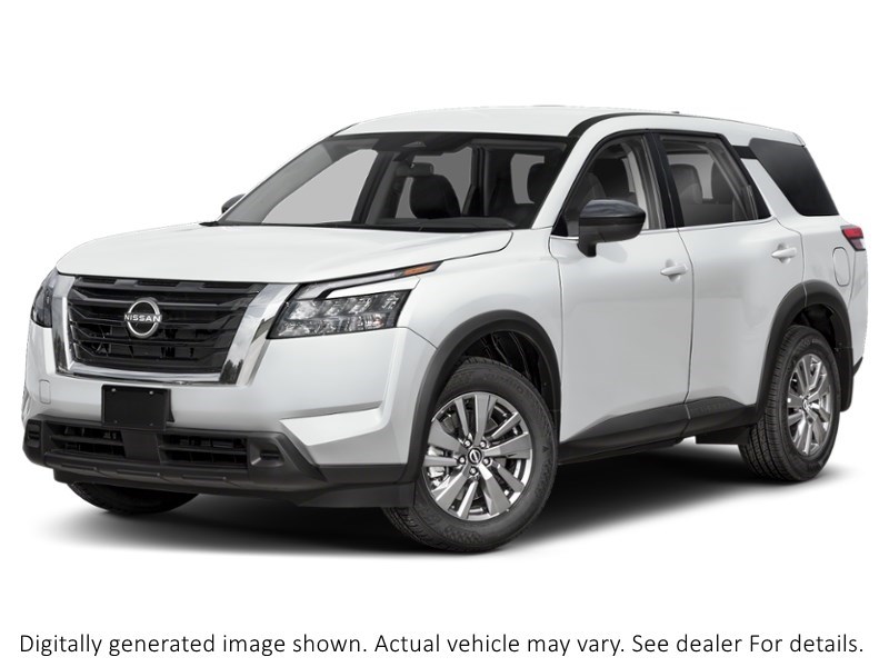 2024 Nissan Pathfinder S 4WD Glacier White  Shot 1