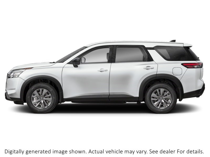 2024 Nissan Pathfinder S 4WD Glacier White  Shot 3
