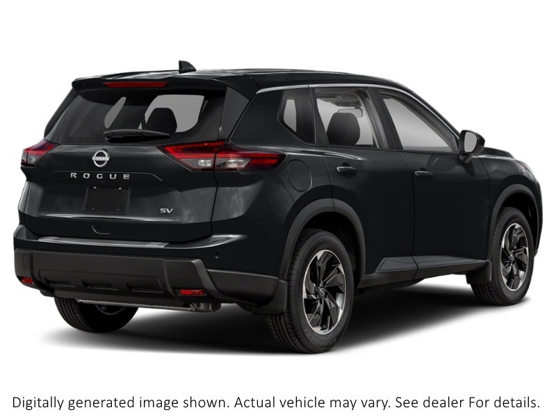 2024 Nissan Rogue AWD SV Moonroof Super Black  Shot 9