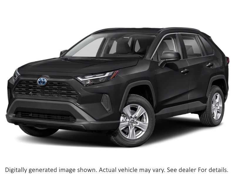 2024 Toyota Rav4 Hybrid Hybrid LE AWD Midnight Black Metallic  Shot 4