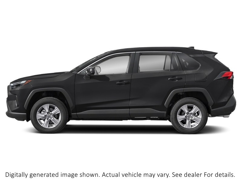 2024 Toyota Rav4 Hybrid Hybrid LE AWD Midnight Black Metallic  Shot 3