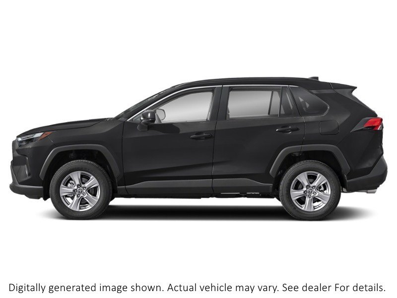 2024 Toyota Rav4 Hybrid Hybrid LE AWD Midnight Black Metallic  Shot 3