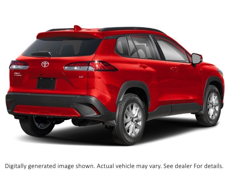 2025 Toyota Corolla Cross LE AWD Soul Red Crystal  Shot 6