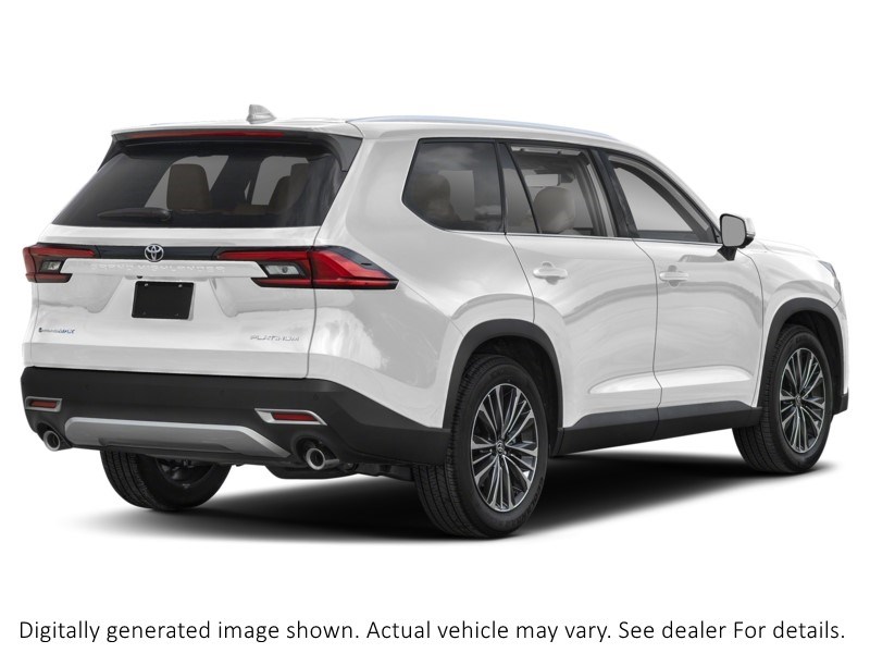 2026 Toyota Grand Highlander Hybrid Hybrid Platinum Max AWD Wind Chill Pearl  Shot 2