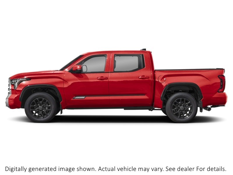 2026 Toyota Tundra 4X4 Crewmax Platinum Supersonic Red  Shot 3