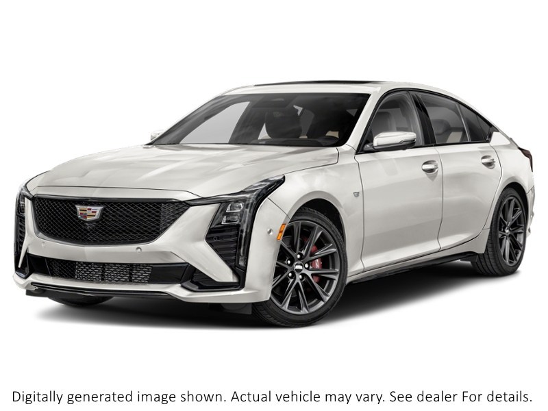 2026 Cadillac Ct5 4Dr Sdn Sport Vibrant White Tricoat  Shot 1