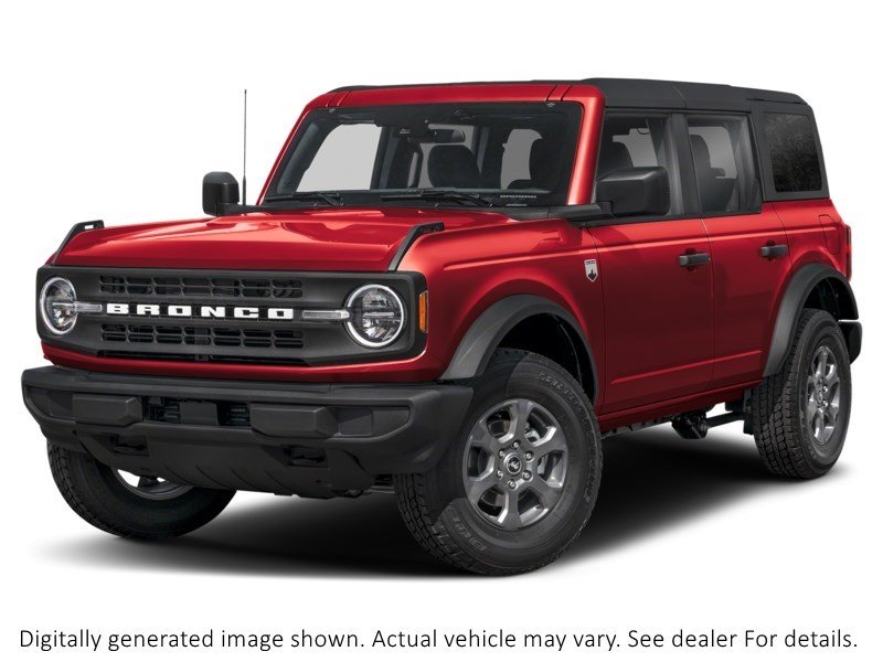 2026 Ford Bronco Big Bend 4 Door 4X4 Ruby Red Metallic Tinted Clearcoat  Shot 14