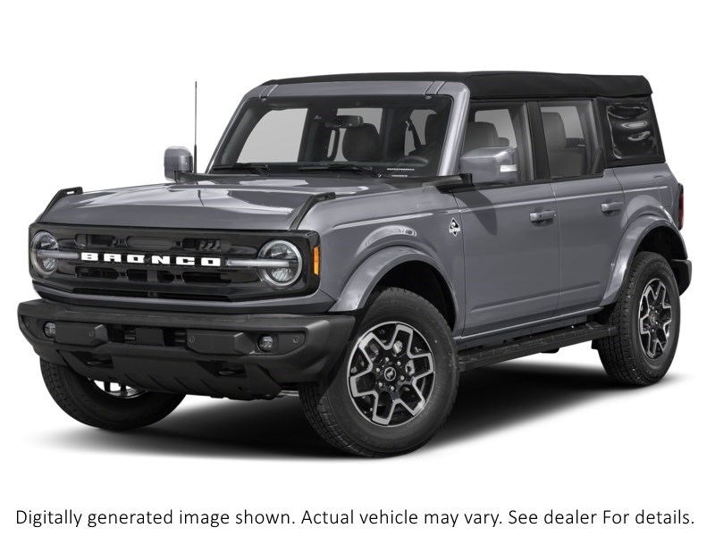 2026 Ford Bronco Outer Banks | 4X4 | 2.7L|High Pkg |Hard Top|Blk Pk Marsh Grey  Shot 1