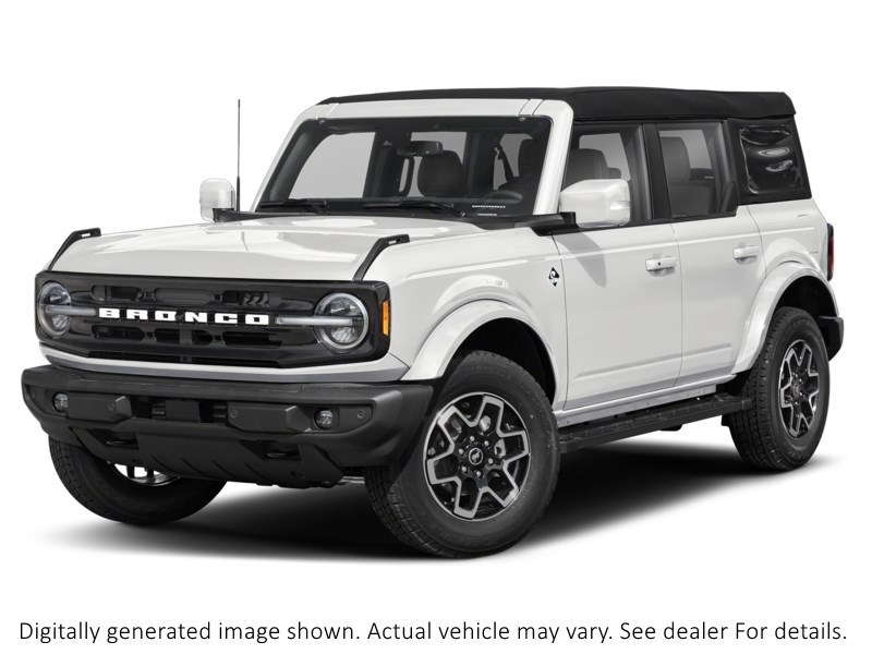 2026 Ford Bronco Outer Banks 4 Door 4X4 Oxford White  Shot 1